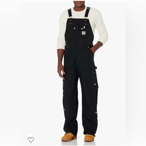 Carhartt Men's Loose Fit Firm Duck Bib Overall